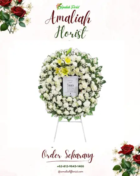 Krans Bunga Duka Jambur Simalem Cibinong